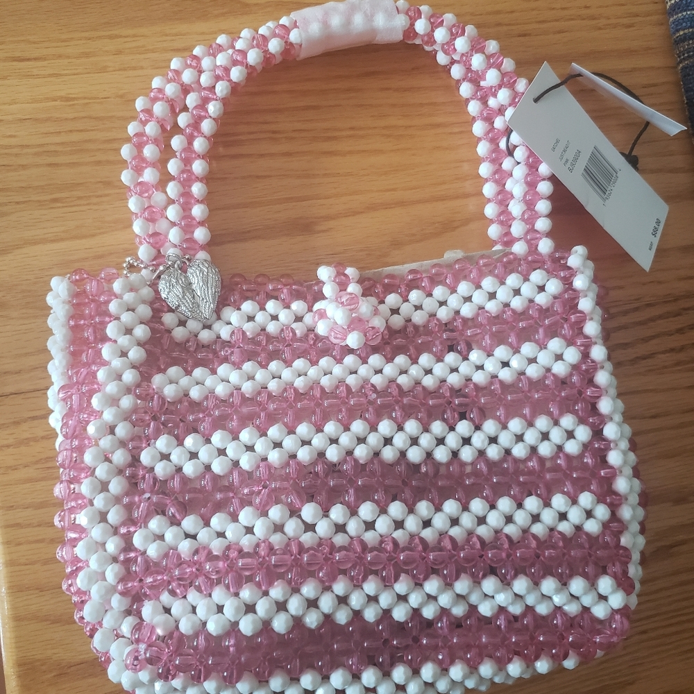 BETSEY JOHNSON  BEAD PURSE